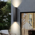 Luminaires muraux extérieurs rectangulaires étanches haut et bas