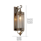 Lampe Murale Extérieure Vintage Étanche LED de Style Mi-Siècle