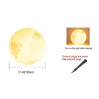 Lampes de Jardin Solaire Étanches en Forme de Lune