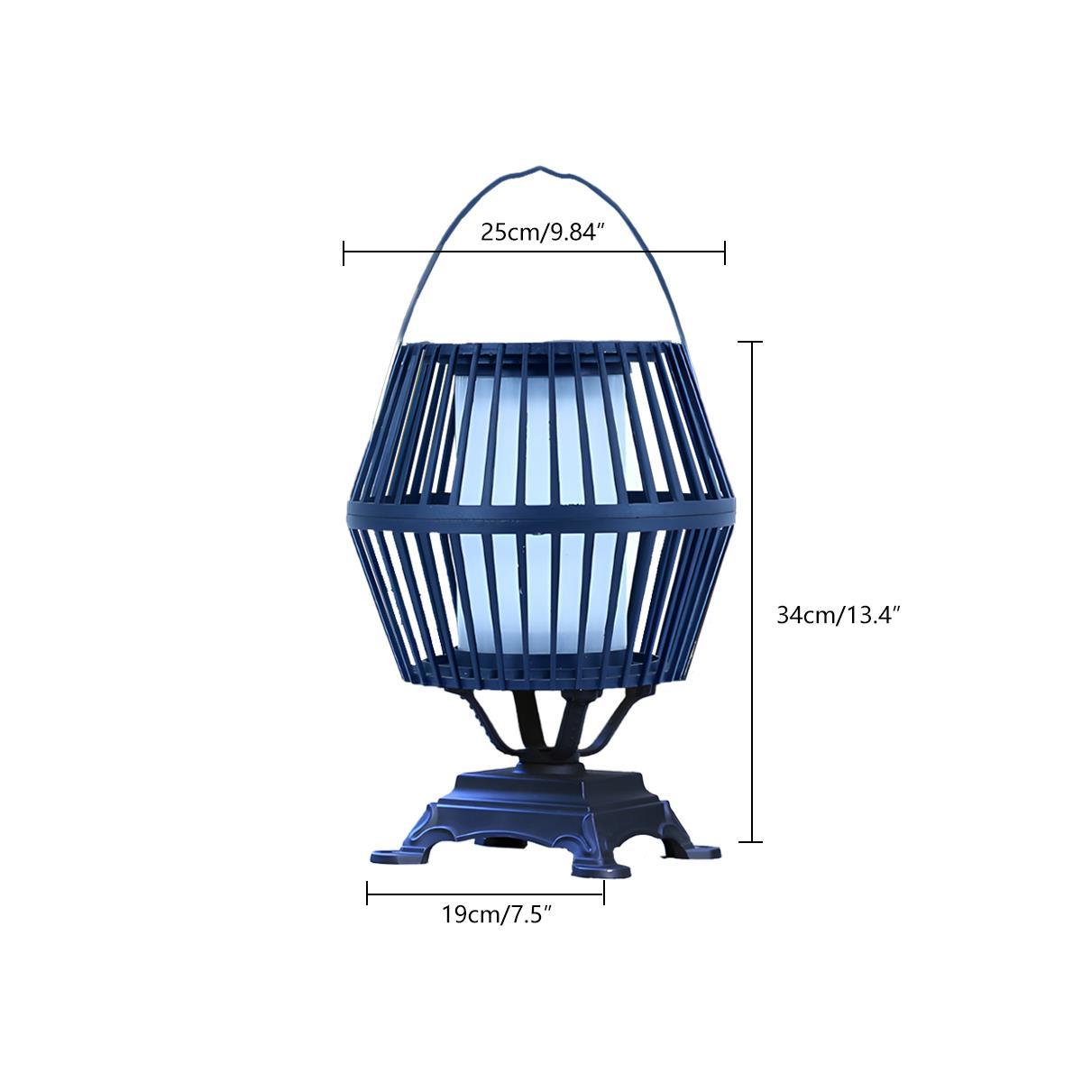 Lampe de Table Solaire Étanche Suspendue pour Extérieur