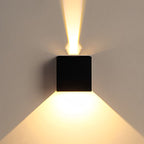 Appliques murales extérieures LED étanches à éclairage haut et bas