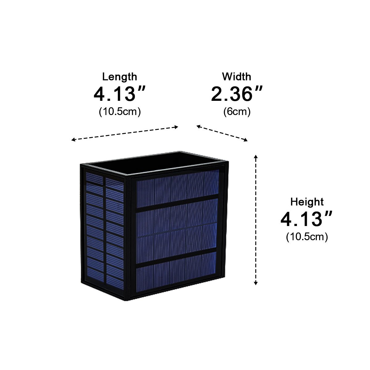 Appliques murales extérieures LED étanches à éclairage haut et bas