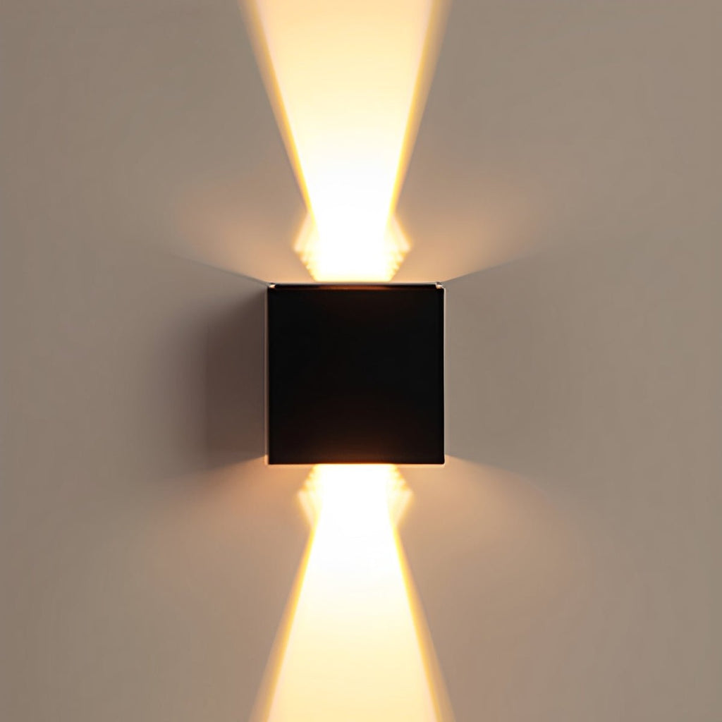 Appliques murales extérieures LED étanches à éclairage haut et bas