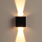 Appliques murales extérieures LED étanches à éclairage haut et bas