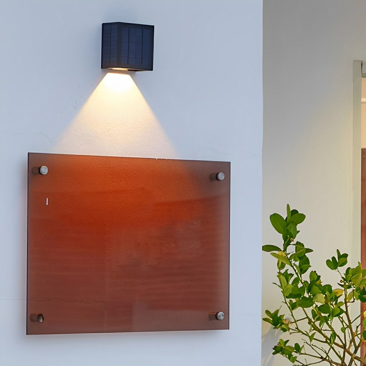 Appliques murales extérieures LED étanches à éclairage haut et bas