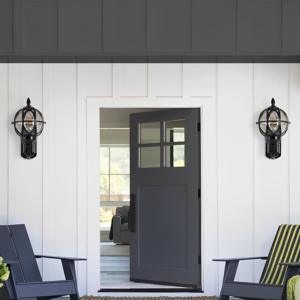 Applique Murale Extérieure Vintage Étanche en Nid d'Oiseau