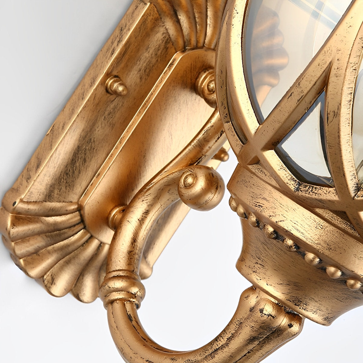 Applique Murale Extérieure Vintage Étanche en Nid d'Oiseau