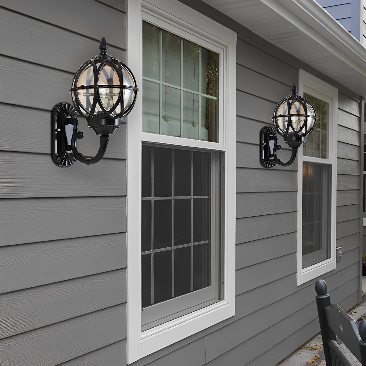 Applique Murale Extérieure Vintage Étanche en Nid d'Oiseau