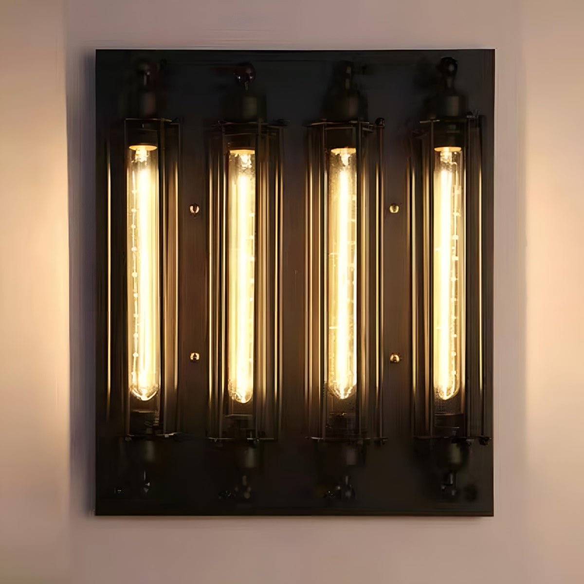 Appliques Murales LED en Fer Artisanal Industriel Vintage