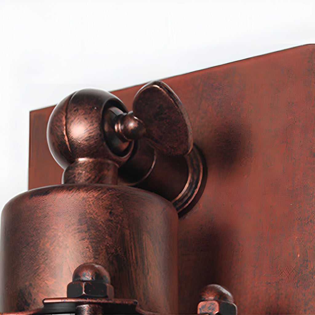 Appliques Murales LED en Fer Artisanal Industriel Vintage