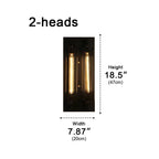 Appliques Murales LED en Fer Artisanal Industriel Vintage