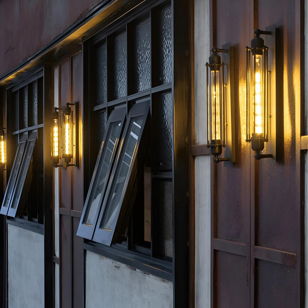 Appliques Murales LED en Fer Artisanal Industriel Vintage