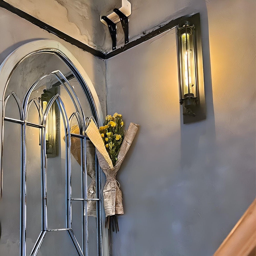 Appliques Murales LED en Fer Artisanal Industriel Vintage