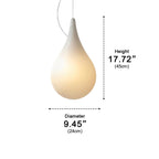 Lumière suspendue extérieure en goutte d'eau étanche