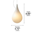 Lumière suspendue extérieure en goutte d'eau étanche